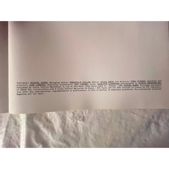 LOUIS VUITTON THE BOOK #1 Catalog Not for Sale Collection Fashion 2014 English - Picture 5 of 16